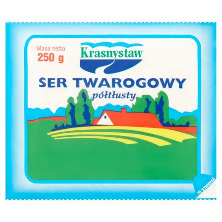 Krasnystaw Ser twarogowy półtłusty 250 g (1)