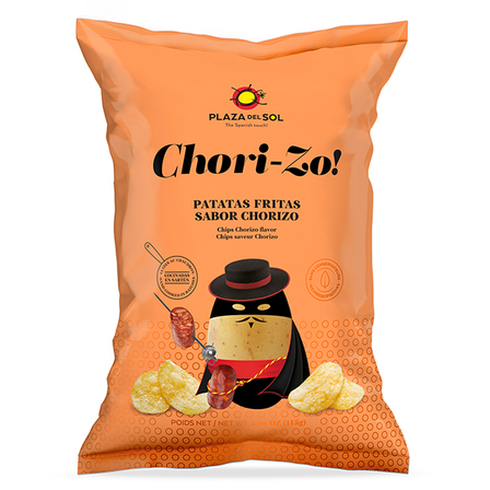 Plaza del sol chipsy ziemniaczane o smaku chorizo chori-zo 115g (1)