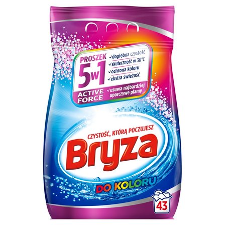 Bryza Active Force 5w1 Proszek do prania do koloru 2,795 kg (43 prania) (1)