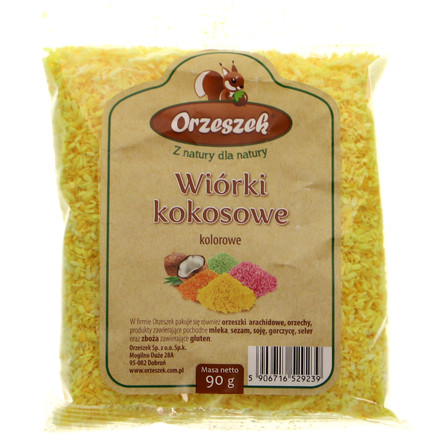 WIÓRKI KOKOSOWE KOLOROWE 90G (1)