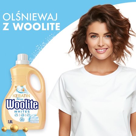 Woolite Keratin Therapy Płyn do prania do bieli i jasnych kolorów 1,8 l (30 prań) (6)