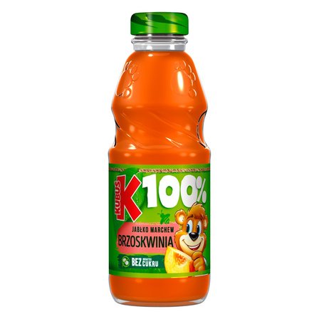 Kubuś 100% Sok jabłko marchew brzoskwinia 300 ml (1)