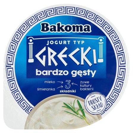Bakoma Jogurt typ grecki bardzo gęsty 170 g (1)