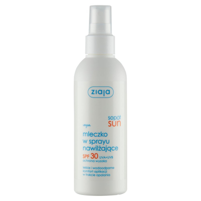 Ziaja Sopot Sun Mleczko w sprayu nawilżające SPF 30 170 ml (1)