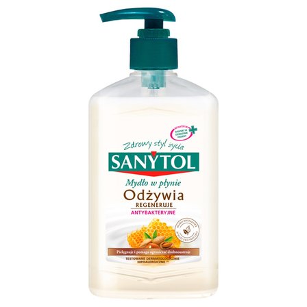Sanytol Mydło w płynie odżywiające antybakteryjne 250 ml (1)