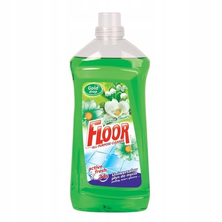 FLOOR płyn uniwersalny kwiaty wiosny 1,5l (1)