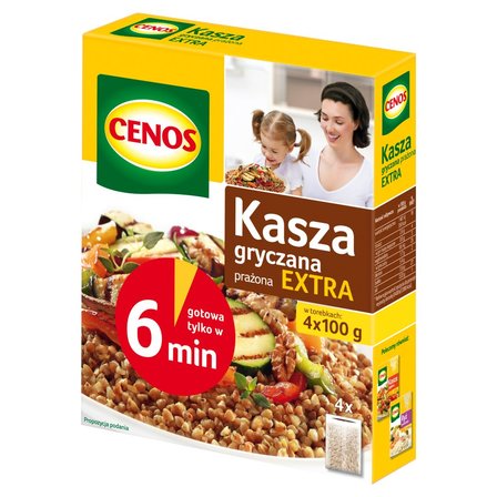 Cenos Kasza gryczana prażona extra 400 g (4 torebki) (2)