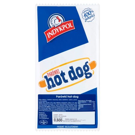Indykpol Parówki hot-dog 600 g (2)