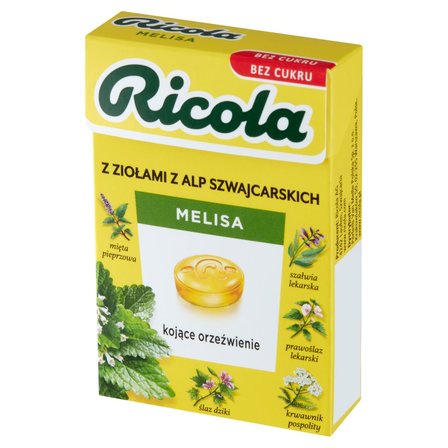 Ricola Szwajcarskie cukierki ziołowe melisa 27,5 g (2)