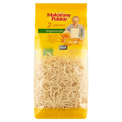 Makarony Polskie Makaron 2-jajeczny krajaneczka 250 g (1)