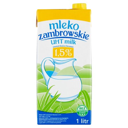 Mleko zambrowskie UHT 1,5 % 1 l (1)