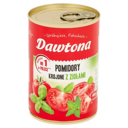 Dawtona Pomidory krojone z ziołami 400 g (2)