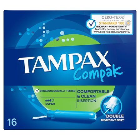 Tampax Compak Super Tampony z aplikatorem, x16 (1)