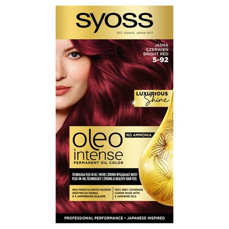 Syoss Oleo Intense Farba do włosów 5-92 jasna czerwień (1)