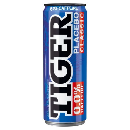 Tiger Placebo Classic Gazowany napój energetyzujący bez kofeiny 250 ml (1)