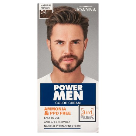 Joanna Power Men Color Cream Farba 04 Natural Brown (1)