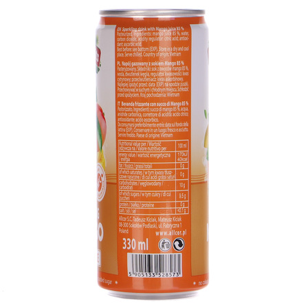 Napój gazowany z sokiem z mango 330ml JUNGLE FRUITS (8)