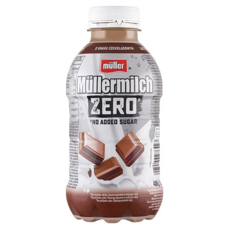 Müller Müllermilch Zero Napój mleczny o smaku czekoladowym 400 g (1)