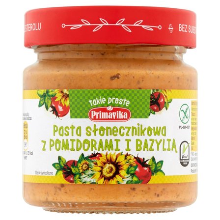 Primavika Pasta słonecznikowa z pomidorami i bazylią 160 g (1)