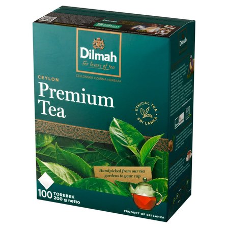 Dilmah Ceylon Premium Tea Klasyczna czarna herbata 200 g (100 x 2 g) (2)