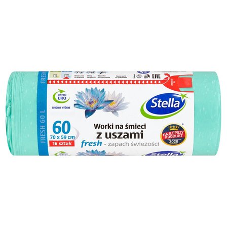 Stella Worki na śmieci z uszami 60 l 16 sztuk (1)