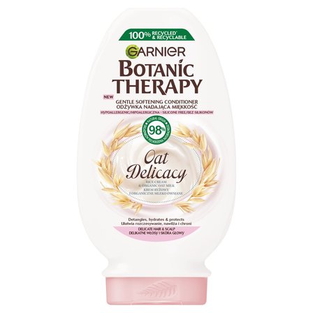 Garnier Botanic Therapy Odżywka nadająca miękkość krem ryżowy i organiczne mleko owsiane 200 ml (1)