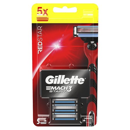 Gillette Mach3 Ostrza wymienne do maszynki do golenia dla mężczyzn, 5 sztuki (1)