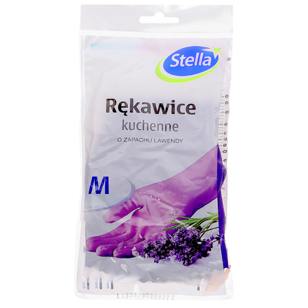 STELLA RĘKAWICE GUMOWE FLOKOWANE M (1)