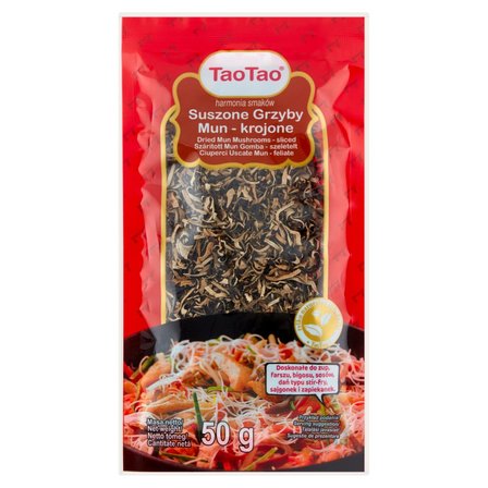 Tao Tao Suszone grzyby Mun krojone 50 g (1)