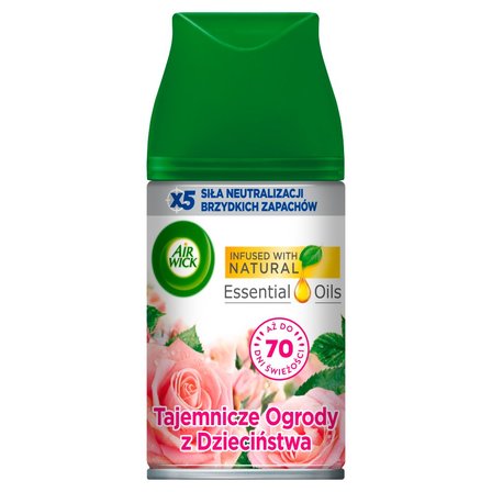 Air Wick Wkład do automatycznego odświeżacza powietrza tajemnicze ogrody z dzieciństwa 250 ml (2)