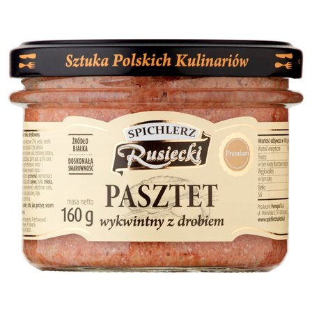 Spichlerz Rusiecki Pasztet wykwintny z drobiem 160 g (1)