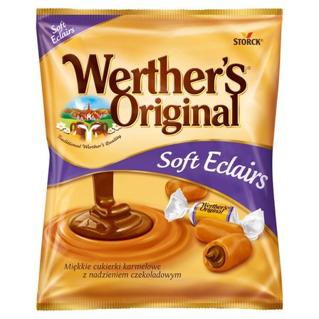 Werther's Original Soft Eclairs Miękkie cukierki karmelowe z nadzieniem czekoladowym 70 g (1)