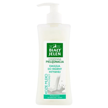 Biały Jeleń Emulsja do higieny intymnej kozie mleko nawilżające 265 ml (1)