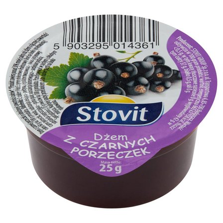 Stovit Dżem z czarnych porzeczek 25 g (2)