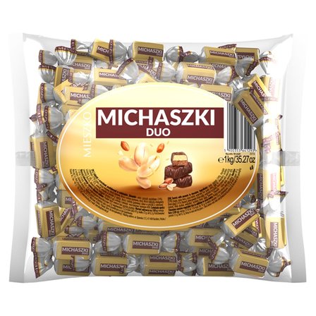 Mieszko Michaszki Duo Cukierki z orzeszkami arachidowymi w czekoladzie 1 kg (1)