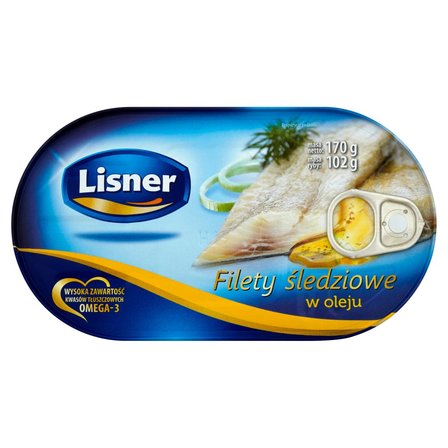 Lisner Filety śledziowe w oleju 170 g (1)