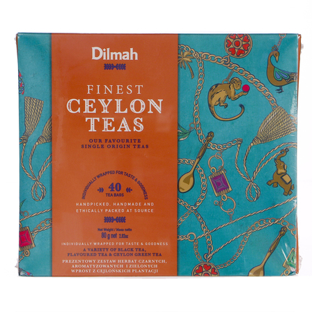 Dilmah finest ceylon teas czarna herbata cejlońska 80g (40x2g) (1)