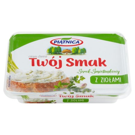 Piątnica Twój Smak Serek śmietankowy z ziołami 135 g (2)