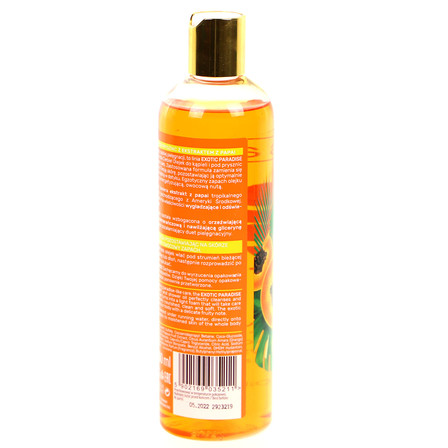 Bielenda Exotic Paradise Olejek do kąpieli i pod prysznic papaja 400 ml (8)