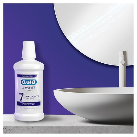 Oral-B 3DWhite Luxe Perfection Płyn do płukania jamy ustnej 500ml (5)