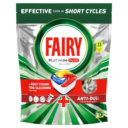 Fairy Platinum Plus Cytryna Tabletki do zmywarki All In One, 33 tabletek (1)