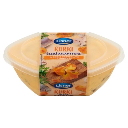 Lisner Śledź atlantycki w sosie grzybowym z kurkami 280 g (2)