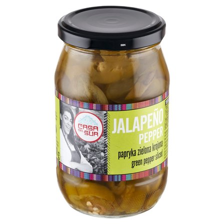 Casa de Mexico Papryka zielona Jalapeño krojona 340 g (2)