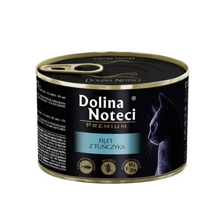 Dolina Noteci Premium mokra karma dla kota filet z tuńczyka  185 g (1)