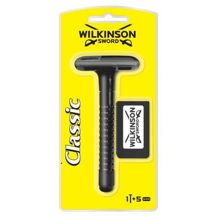 Wilkinson Sword Classic Maszynka na żyletki i żyletki do maszynki do golenia 5 sztuk (1)