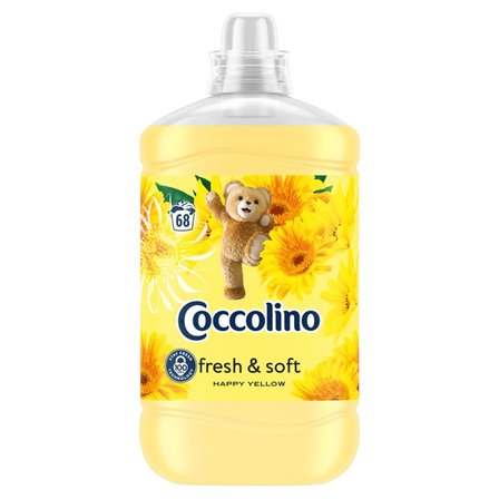 Coccolino Happy Yellow Płyn do płukania tkanin koncentrat 1700 ml (68 prań) (1)