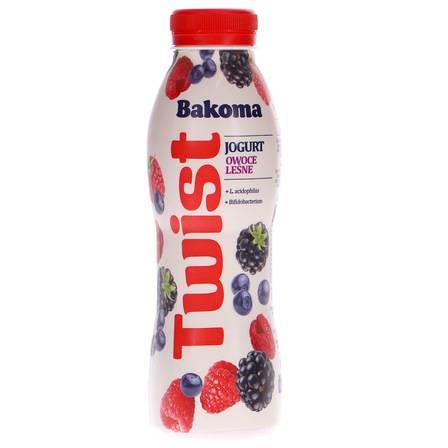 Bakoma Twist Jogurt owoce leśne 370 g (6)