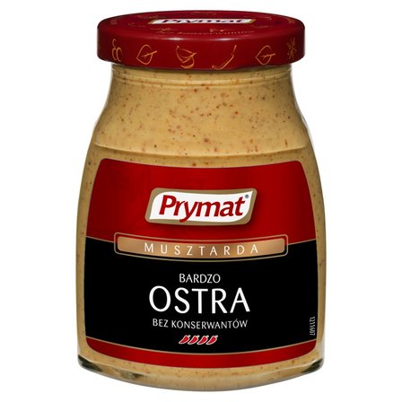 Prymat Musztarda bardzo ostra 180 g (1)