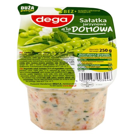 dega Sałatka jarzynowa a'la domowa 250 g (2)