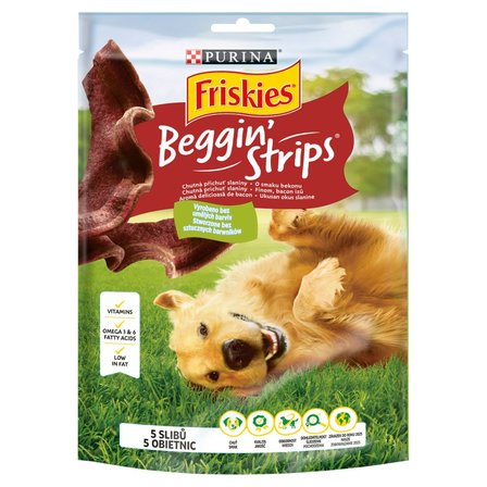Friskies Beggin' Strips Karma dla psów o smaku bekonu 120 g (1)
